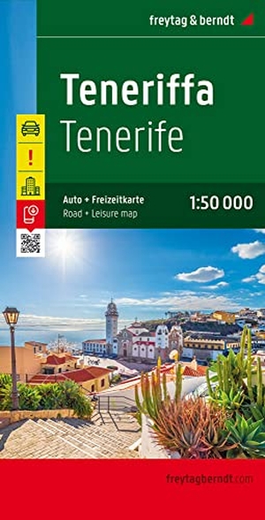 Teneriffa 1 : 50 000 - Besondere Ausflugsziele. Cityplan. Ortsregister mit Postleitzahlen. Freytag + Berndt, 2019.