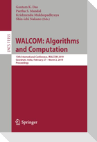 WALCOM: Algorithms and Computation