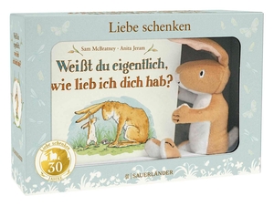 McBratney, Sam. Weißt du eigentlich, wie lieb ich dich hab? - Geschenk-Box - Pappbilderbuch und Kuschelhase. FISCHER Sauerländer, 2024.