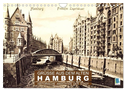 Grüße aus dem alten Hamburg ¿ Historische Ansichten der Stadt (Wandkalender 2024 DIN A4 quer), CALVENDO Monatskalender