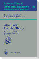 Algorithmic Learning Theory - ALT '92