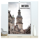 Dresden - Beeindruckende Architektur (hochwertiger Premium Wandkalender 2025 DIN A2 hoch), Kunstdruck in Hochglanz