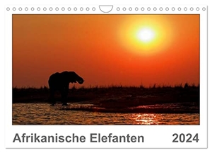 Wolf, Gerald. Afrikanische Elefanten (Wandkalender 2024 DIN A4 quer), CALVENDO Monatskalender - Faszinierende Aufnahmen afrikanischer Elefanten. Calvendo Verlag, 2023.