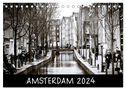 Amsterdam 2024 (Tischkalender 2024 DIN A5 quer), CALVENDO Monatskalender