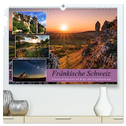 Fränkische Schweiz - Sehenswürdigkeiten der Berg- und Hügellandschaft (hochwertiger Premium Wandkalender 2024 DIN A2 quer), Kunstdruck in Hochglanz