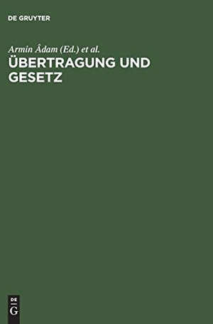 Stingelin, Martin / Armin Âdam (Hrsg.). Übertragung und Gesetz - Gründungsmythen, Kriegstheater und Unterwerfungstechniken von Institutionen. De Gruyter Akademie Forschung, 1995.