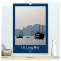 Ha Long Bay, Kreuzfahrt in Vietnam (hochwertiger Premium Wandkalender 2025 DIN A2 hoch), Kunstdruck in Hochglanz