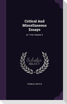 Critical And Miscellaneous Essays: In 7 Vol, Volume 5