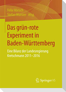 Das grün¿rote Experiment in Baden-Württemberg