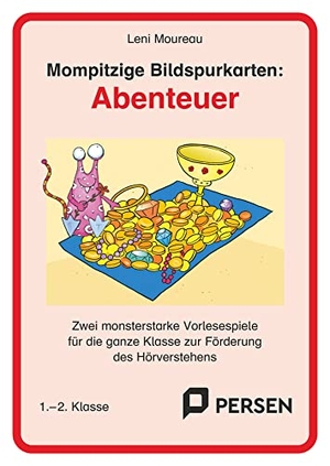 Moureau, Leni. Mompitzige Bildspurkarten: Abenteuer - Zwei monsterstarke Vorlesespiele für die ganzen Klasse zur Förderung des Hörverstehens (1. und 2. Klasse). Persen Verlag i.d. AAP, 2022.