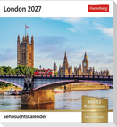 London Sehnsuchtskalender 2027 - Wochenkalender mit 53 Postkarten