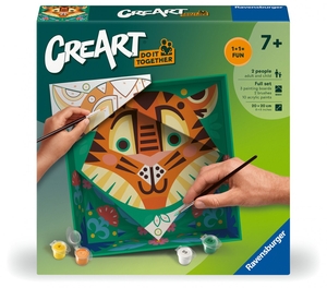CreArt, Malen nach Zahlen Do it together - Tiger. Ravensburger Spieleverlag, 2025.