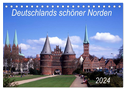 Deutschlands schöner Norden (Tischkalender 2024 DIN A5 quer), CALVENDO Monatskalender