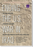 Ending the U.S. War in Iraq