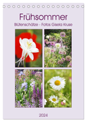 Frühsommer Blütenschätze (Tischkalender 2024 DIN A5 hoch), CALVENDO Monatskalender