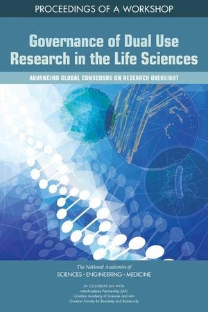 National Academies of Sciences Engineering and Medicine / Division On Earth And Life Studies et al. Governance of Dual Use Research in the Life Sciences - Advancing Global Consensus on Research Oversight: Proceedings of a Workshop. National Academies Press, 2018.