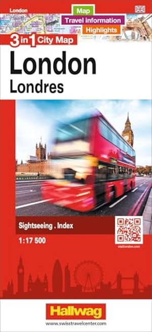 Hallwag Stadtplan London - 3 in 1: Stadtplan, Reiseinformationen und Highlights!. Hallwag Karten Verlag, 2020.