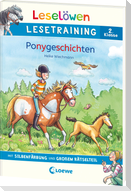 Leselöwen Lesetraining 2. Klasse - Ponygeschichten