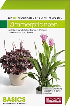 Haake, Karl-Michael. Zimmerpflanzen - Die 100 wichtigsten Pflanzen-Lernkarten. Blooms GmbH, 2026.