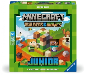Blum, Ulrich. Minecraft Builders & Biomes Junior - Kinderspiel ab 5 Jahre - A Minecraft Junior Board Game. Ravensburger Spieleverlag, 2025.