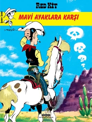 Goscinny, Rene. Red Kit Sayi 23 - Mavi Ayaklara Karsi. Yapi Kredi Yayinlari YKY, 2020.