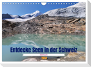 SEENsucht Entdecke Seen in der Schweiz (Wandkalender 2024 DIN A4 quer), CALVENDO Monatskalender