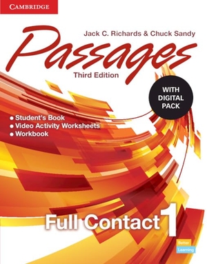 Richards, Jack C / Chuck Sandy. Passages Level 1 Full Contact with Digital Pack. Cambridge University Press, 2021.