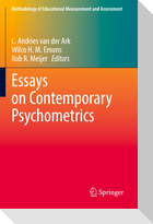 Essays on Contemporary Psychometrics