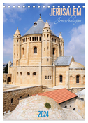 Jerusalem - Jeruschalajim (Tischkalender 2024 DIN A5 hoch), CALVENDO Monatskalender