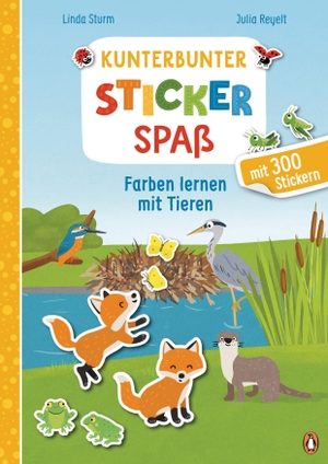 Sturm, Linda. Kunterbunter Stickerspaß - Farben lernen mit Tieren - Mit 300 kunterbunten Stickern für Kinder ab 4 Jahren. Penguin junior, 2022.