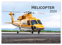 Helicopter 2024 (Wandkalender 2024 DIN A2 quer), CALVENDO Monatskalender