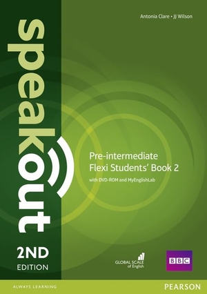 Clare, Antonia / Wilson, J J et al. Speak PreInt 2E Flexi SBK2 + MEL Pk. Pearson, 2016.