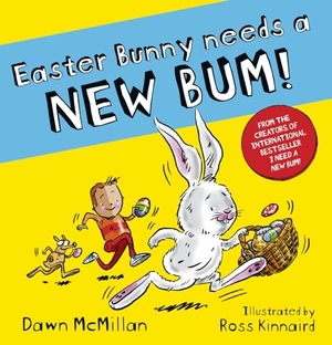 McMillan, Dawn. Easter Bunny Needs a New Bum!. Scholastic, 2025.