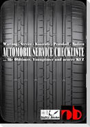 AUTOMOBIL SERVICE CHECKLISTE - Wartung - Service - Kontrolle - Protokoll - Notizen