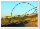 Mountainbike Abenteuer Deutschland (Tischkalender 2025 DIN A5 quer), CALVENDO Monatskalender