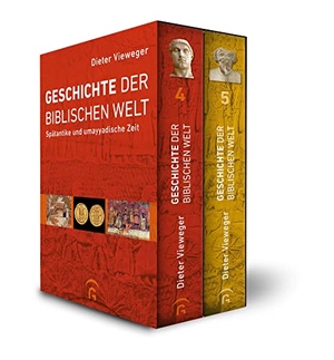 Vieweger, Dieter. Geschichte der biblischen Welt - Spätantike und umayyadische Zeit. Band 4: Spätantike. Band 5: Umayyadische Zeit. 2 Bände im Schuber. Guetersloher Verlagshaus, 2022.