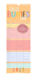 Familienplaner Unser buntes Jahr 2027