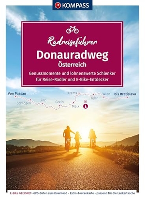 Enke, Ralf. KOMPASS Radreiseführer Donauradweg Österreich - von Passau bis Bratislava - 392km, mit Extra-Tourenkarte, Reiseführer und exakter Streckenbeschreibung. Kompass Karten GmbH, 2025.