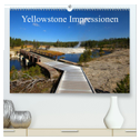 Yellowstone Impressionen (hochwertiger Premium Wandkalender 2024 DIN A2 quer), Kunstdruck in Hochglanz