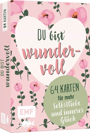 Kartenbox Selbstliebe: Du bist wundervoll - 64 Karten für mehr Selbstliebe und inneres Glück - Feelgood-Mantras, Selbstwert-Übungen, Verwöhnmomente und mehr. Edition Michael Fischer, 2023.