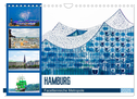 Hamburg - facettenreiche Metropole (Wandkalender 2025 DIN A4 quer), CALVENDO Monatskalender
