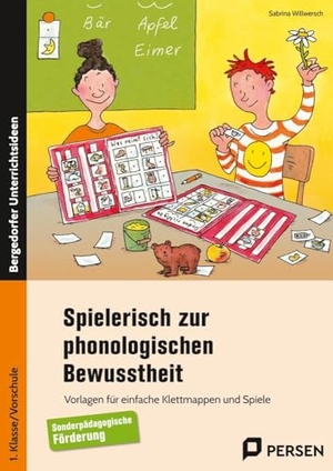 Willwersch, Sabrina. Spielerisch zur phonologischen Bewusstheit - Vorlagen für einfache Klettmappen und Spiele zu Reimen, Silben und Anlauten - Sonderpädagische Förderung (1. Klasse/Vorschule). Persen Verlag i.d. AAP, 2021.