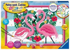 Ravensburger Malen nach Zahlen 28782 - Liebenswerte Flamingos - Kinder ab 7 Jahren - Mit Goldfarbe!. Ravensburger Spieleverlag, 2021.