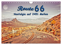 Nostalgie auf 2451 Meilen - Route 66 (Wandkalender 2024 DIN A4 quer), CALVENDO Monatskalender