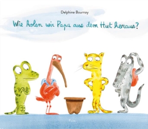 Bournay, Delphine. Wie holen wir Papa aus dem Hut heraus?. Picus Verlag GmbH, 2026.