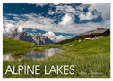 Alpine lakes on the Dolomites (Wall Calendar 2024 DIN A3 landscape), CALVENDO 12 Month Wall Calendar