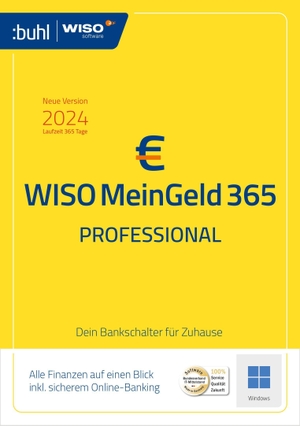 Buhl Data Service GmbH (Hrsg.). WISO Mein Geld Professional 365 - Alle Finanzen auf einen Blick inkl. sicherem Online-Banking(Laufzeit 365 Tage). Buhl Data Service, 2023.