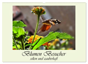 Blumen-Besucher - selten und zauberhaft (Wandkalender 2024 DIN A2 quer), CALVENDO Monatskalender