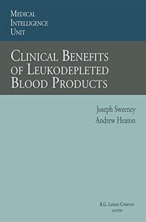 Sweeney, Joseph (Hrsg.). Clinical Benefits of Leukodepleted Blood Products. Springer Berlin Heidelberg, 1995.