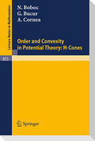 Order and Convexity in Potential Theory